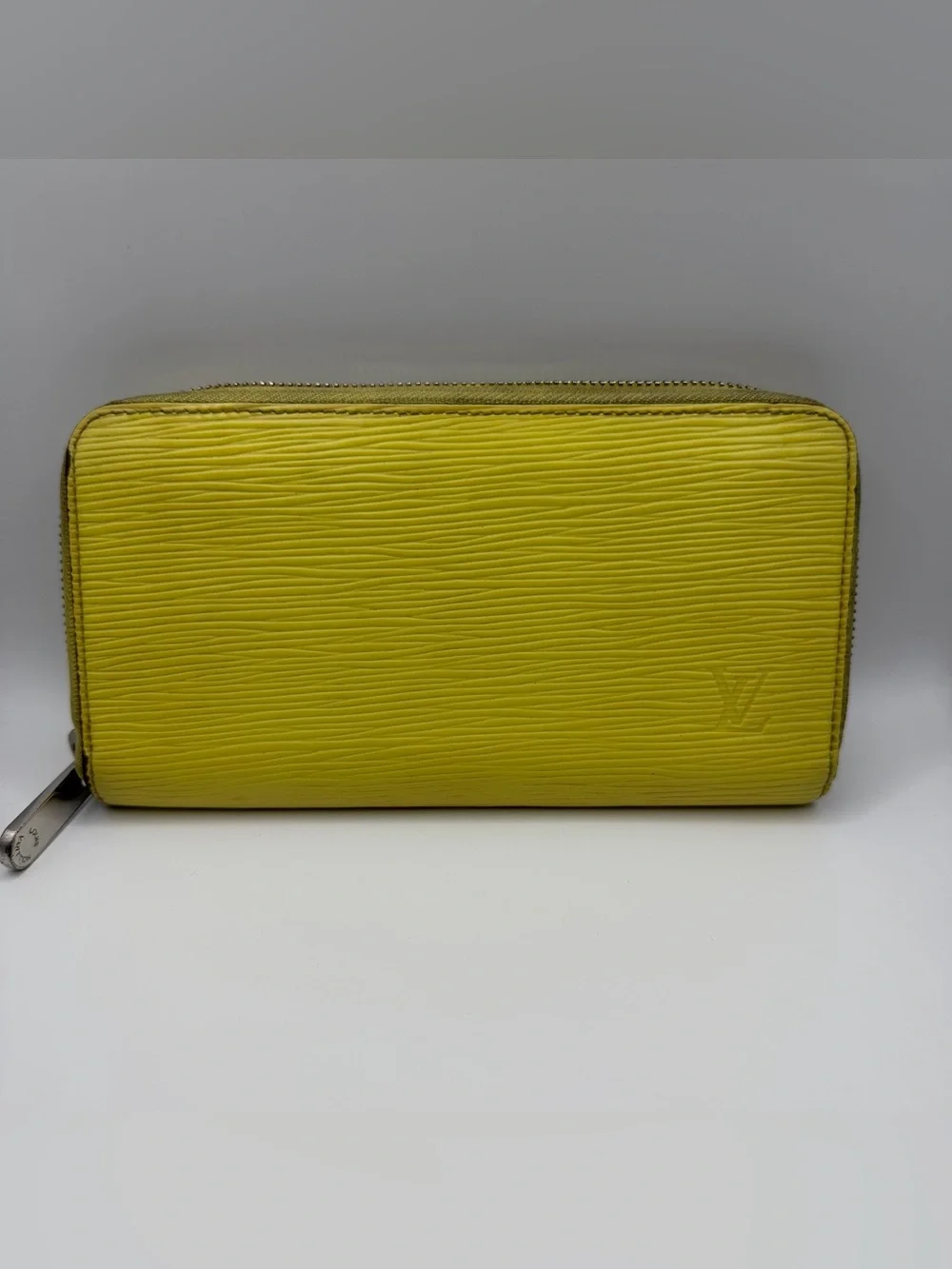 Louis Vuitton Yellow Epi Zippy Wallet